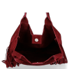 Dámská kabelka shopper bag Vittoria Gotti bordová VPOS9